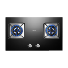 老板（Robam）燃气灶32B6X台嵌两用小尺寸挖孔燃气灶 4.5kW大火力家用灶具双灶易清洁钢化玻璃面板全进风单灶具 天然气 一级能效