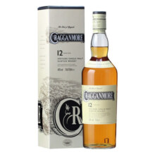 克拉格摩尔（Cragganmore）12年 苏格兰单一麦芽威士忌 750ml 进口洋酒(礼盒装)