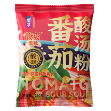 玉梦 贵州特产凯里酸汤粉 非油炸方便速食酸辣粉贵州特色酸汤米粉米线 凯里酸汤粉195g*3袋(微辣）