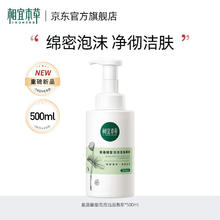 INOHERB 相宜本草 氨基酸型泡泡洁面慕斯洗面奶 1瓶 500g
