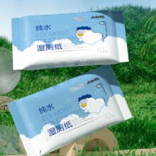 京东京造 EDI纯水湿厕纸10片*30包(300片) *2件