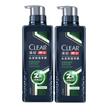plus会员:清扬（CLEAR）专研去屑头皮护理2倍控油型洗发水 570g*2+100g*2