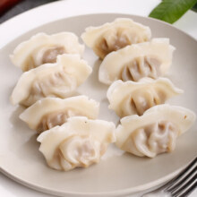 三全虾皇饺 私厨水饺 精选高端食材 营养  速冻饺子方便速食 私厨黑椒牛肉饺子600g(36只)