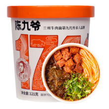 plus会员:谈小爱 陈九爷 大师酸菜牛肉面 121g