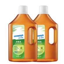 plus会员:水卫仕（seaways）家用消毒液 松木清香 1L*2瓶
