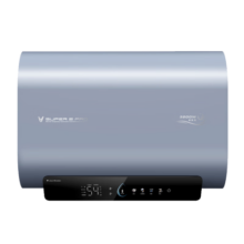 云米（VIOMI）电热水器家用60升3200W三管速热超薄双胆扁桶热水器镁棒免更换水质可视化一级能效 Super 2 pro