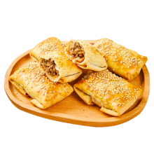 plus会员：良芯匠人新疆风味黑椒牛肉烤包子260g/袋4只*12件