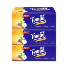 plus会员、概率券：Tempo 得宝 抽纸 杉青果木味 4层90抽*4包