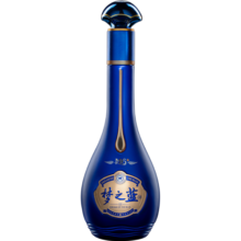 洋河梦之蓝M6+ 蓝色经典 绵柔白酒 40.8度 550mL 1盒