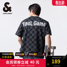 杰克琼斯 杰克·琼斯（JACK&JONES）男装春短袖T恤宽松纯棉