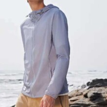 plus：蕉下（beneunder）男士 防晒衣 防晒服  浅咖灰 L