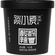 plus会员:谈小爱（TANXIAOAI）黑桶酸辣粉 红薯粉丝 123g