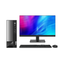 联想(Lenovo)扬天M4000q 商用办公台式电脑主机(酷睿12代i3-12100 8G 512G SSD)21.45英寸