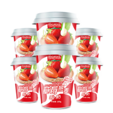 PLUS会员：雪泉（XUEQUAN） 草莓燕麦酸奶160g*6杯/箱