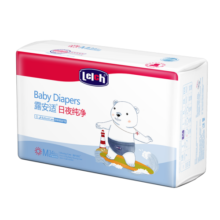 露安适（Lelch）小奶熊MINI系列婴儿纸尿裤（原体育之星）日夜分护纯净宝宝尿不湿 日用M34片（6-11kg）