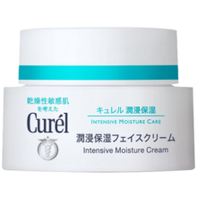 珂润（Curel） 保湿补水滋润面霜40g 日本进口润浸乳霜 温和不刺激男女敏感肌 40g*2+小样10g*1