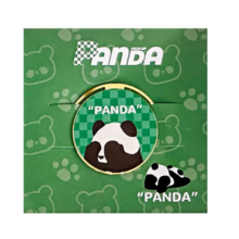 三年二班可爱创意熊猫金属书签挂件学生阅读标记书页夹毕业礼物送幼儿园小朋友纪念品