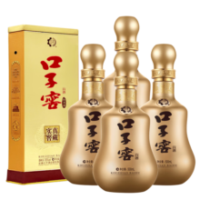 口子窖十年型兼香型白酒50度500ml*4瓶 整箱装 纯粮口子酒 送礼宴请
