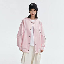 限尺码：PEACEBIRD 太平鸟 女装 SPCN系列棒球服 ASBBC3C8811