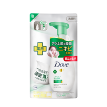 多芬(Dove)抗痘洗面奶补充装140ml 深层清洁 温和舒缓 维稳修护