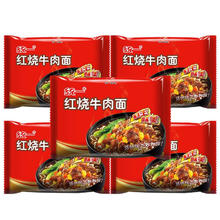 统一 方便面 红烧牛肉面 100克*24包 整箱装