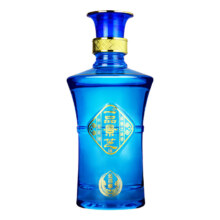 景芝一品景芝蓝淡雅白酒 高度芝麻香型 52度 500mL 1瓶
