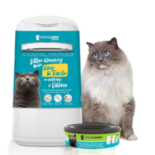 肥卡进口LitterLocker三代猫屎猫砂垃圾桶猫咪锁便桶密封猫砂盆垃圾袋 垃圾桶1套