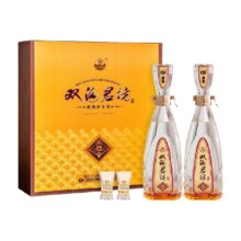 88VIP：双沟 珍宝坊君坊52度520mlx2瓶礼盒装浓香型白酒口粮好酒