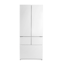 松下(Panasonic)网红大白453升法式多门冰箱58cm超薄嵌入超声波加湿 自动制冰 宽幅变温室NR-EW45TGA-W