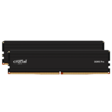 Crucial英睿达 美光 32GB（16GB×2）套装 DDR5 5600频率 台式机内存条 Pro系列 游戏马甲条 美光原厂颗粒