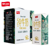 plus会员:卫岗全脂纯牛奶 200ml*12盒