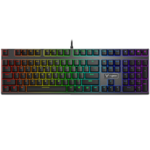 雷柏（Rapoo） V700RGB合金版 机械键盘  游戏键盘 108键RGB背光键盘 可编程键盘 青轴