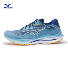 美津浓（MIZUNO）WAVE RIDER 27运动跑步鞋 04/蓝色/白色/深蓝色 41