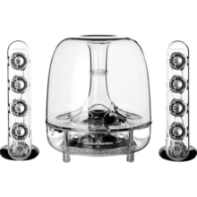 哈曼卡顿 SoundSticks III 水晶3代音响 电脑/电视音箱七夕情人节礼物送女友送男友 室内桌面音响 多媒体低音炮