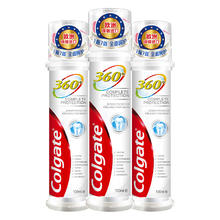 京东PLUS、京东百亿补贴：Colgate 高露洁 按压式泵式牙膏 100ml*3