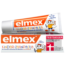 plus，概率券：ELMEX艾美适 儿童牙膏0-6岁 专效防蛀固齿 含氟牙膏