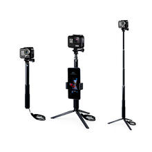MAXCAM 适用于dji大疆osmo灵眸Action4/3/2运动相机gopro12狗hero110自拍杆手持便携三脚角架防水延长配件