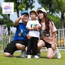 19TH ASIAN GAMES HANGZHOU 2022 杭州亚运会 吉祥物炫彩反光印花T恤240G厚度面料棉柔然透气