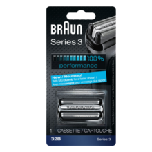 博朗（BRAUN）电动剃须刀配件3系32B刀头网膜组合