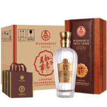五粮液股份 高档礼盒 万事如意纯雅 浓香型白酒 52度 500mL 6瓶
