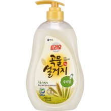 爱敬洗洁精特里奥谷物小麦洗涤剂750ml洗碗果蔬餐具去油污易冲洗