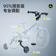 COOGHI 酷骑 迅猛龙儿童自行车男女脚踏车3-6-12岁小孩辅助轮20寸F1