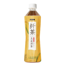 PLUS会员：元气森林 纤茶无糖草本植物茶饮料 玉米须茶 500mL 15瓶