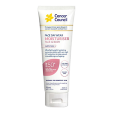 Cancer Council澳洲澳美皙防晒隔离霜 懒伞粉面部清透保湿防晒乳SPF50+75ml