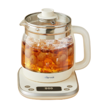 plus会员:小熊 养生壶 1.5L煮茶壶烧水壶 可拆卸茶篮 煮茶器电水壶 恒温电热水壶 保温花茶壶