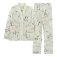 阿宽验货 夏季薄款哺乳孕妇月子服套装