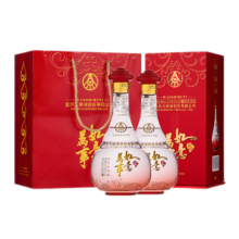 需首购、PLUS会员:五粮液万事如意 人和福 42度纯粮白酒500ml*2瓶装