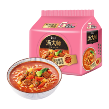 限地区、88VIP:康师傅 汤大师 番茄牛腩面 85g*5袋