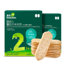 英氏（Engnice）婴幼儿宝宝零辅食磨牙米饼（香蕉椰奶味）