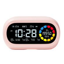 PLUS会员：deli 得力 LE106 Pro 可视化计时器 粉色